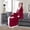 Red, variant on Nava Snuggle Hoodie Robe Cozy Super Soft Ultra Plush Micromink Sherpa Lined Wearable Blanket
