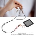 thumbnail image 3 of Fyydes Silicone Retractable Beaded Lanyard Badge Holder with Transparent ID Holder, 1 Count, 3 of 8