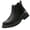 Black, variant on Steel Toe Work Boots for Men Slip-on Chelsea Boot, Men's Industrial & Construction Shoes, Waterproof, Lightweight, Comfortable, Non-slip Safety Shoes