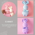 thumbnail image 4 of OULII 6Pcs Bunny Towel Purple Thickened High-class Cloth Wedding Favor, 4 of 8