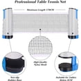 thumbnail image 2 of Filet de Ping-Pong Rétractable Réglable pour Usage Intérieur et Extérieur, 2 of 5