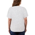 thumbnail image 4 of DDLUYY 3 Pack Women’s Plus Size Tops Tunic Short Sleeve V Neck Shirts Casual Soft Blouse 1X-5X, 4 of 6