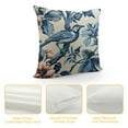 Akjvoe Throw Pillow Covers Bird Cushion Cover Sofa Pillow Cover Blue