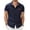 A - Navy Blue - No Pocket, variant on COOFANDY Short Sleeve Button Up Shirts for Men Slim Fit Denim Shirt Wrinkle Free Lightweight Casual Shirt