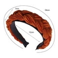 thumbnail image 7 of SPRING PARK Knotted Braid Headbands for Women Girls, Cross Knot Braid Hair Hoop Fashion Cross Knot Hair Bands with Solid Colors, 7 of 7