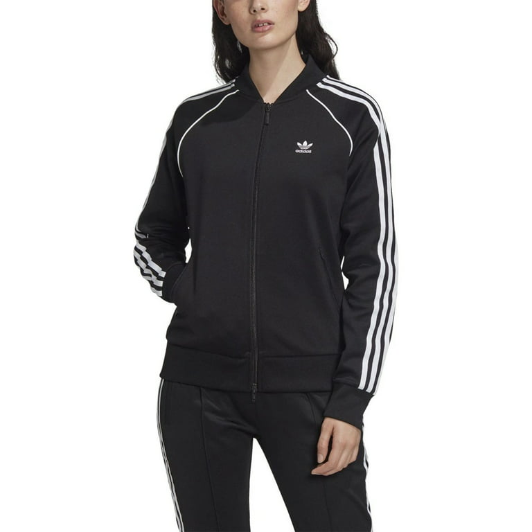 Anciano celos caligrafía FM3288] Womens Adidas Superstar Track Jacket - Walmart.com