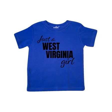 

Inktastic Just a West Virginia Girl Born and Raised Gift Toddler Toddler Girl T-Shirt