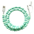 thumbnail image 1 of Beaded 2-in-1 USB for Charging and Data Sync with Fashionable Design Enhanced Durability Fast Transfer, 1 of 4