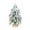 White, variant on Nmdmisc Mini Christmas Trees Separate Spray Snow Christmas Trees with Wooden Bases,Tabletop Christmas Decorations Indoor Craft Decorations (3 Sizes) (White)