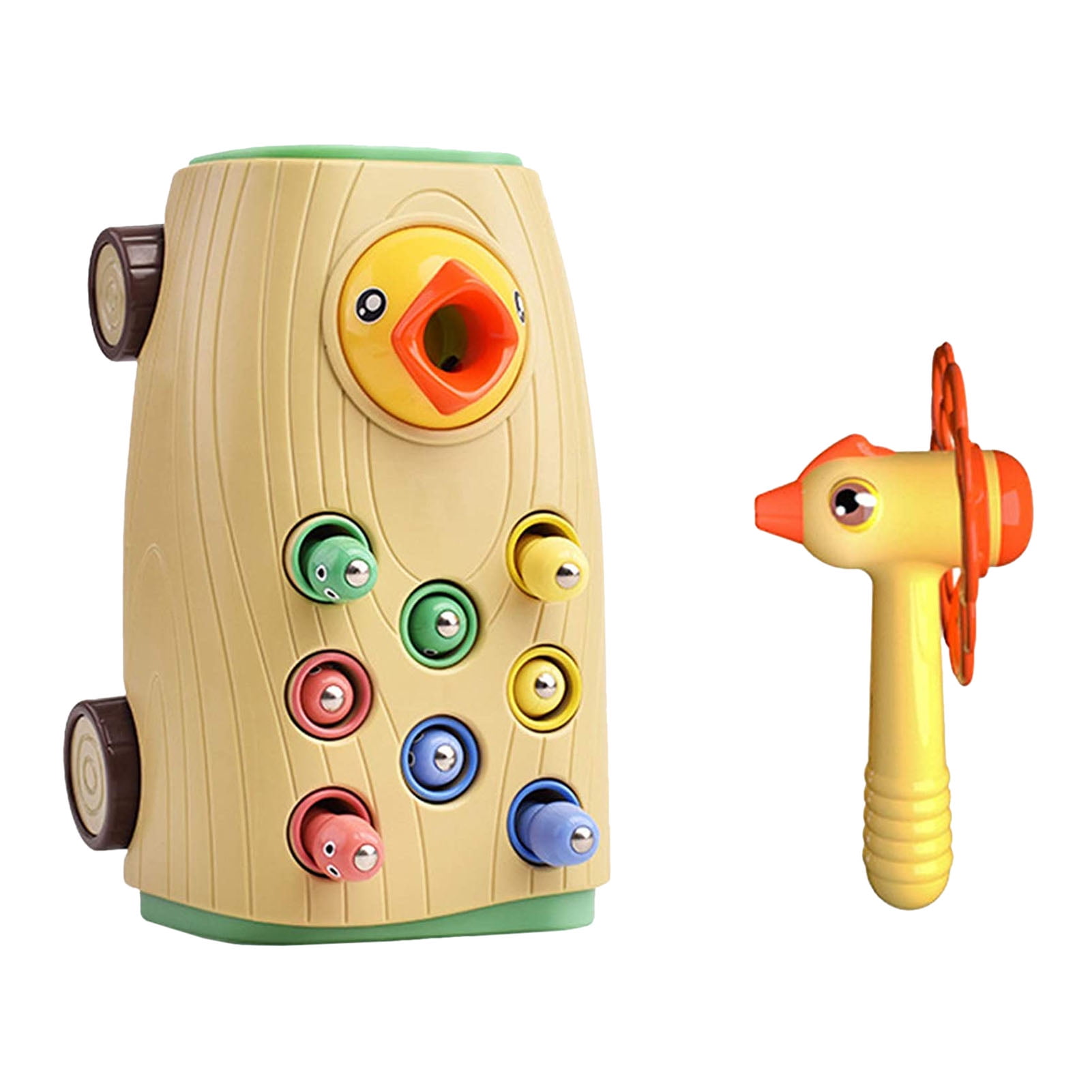Role Play Sensory Games Gifts Children Magnetic Woodpecker Toy for Age 3 