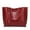 Wine Red, variant on BadPiggies Women Tote Bag Tassels PU Leather Shoulder Handbags Big Capacity Fashion Ladies Purses Satchel Messenger Bags
