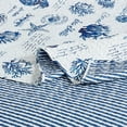 thumbnail image 2 of Nautical Sea Shells Quilt - Reversible Bedspread Set, 2 of 3