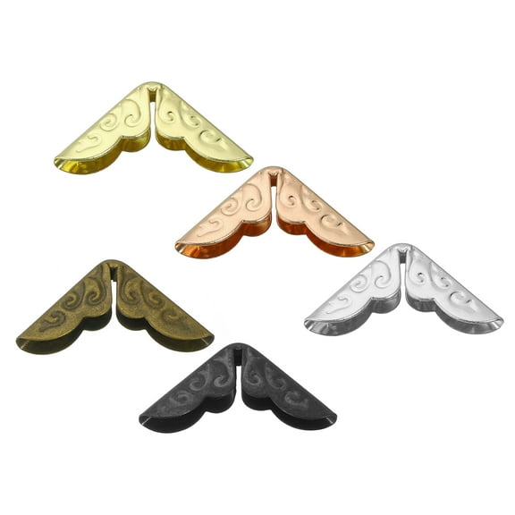 15mm Metal Book Corners, 100pcs Photo Corners Book Corners Protector Retro Metal Decorative for Crafting