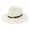Light Yellow, variant on Women’s Straw Sun Hat Frayed Brim With Leather Buckle Band Classic Casual Travel Hat