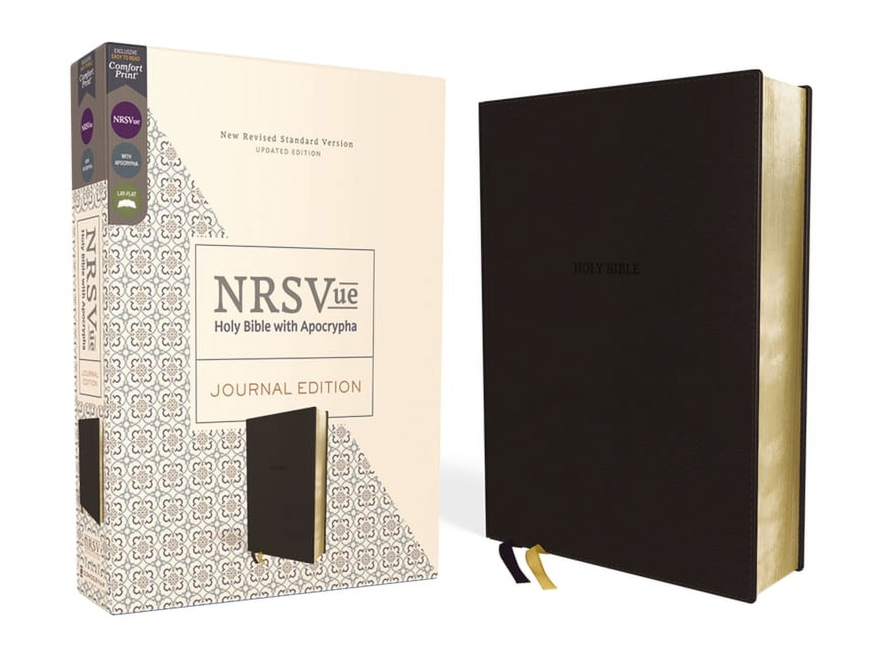 Nrsvue, Holy Bible with Apocrypha, Leathersoft, Brown, Comfort
