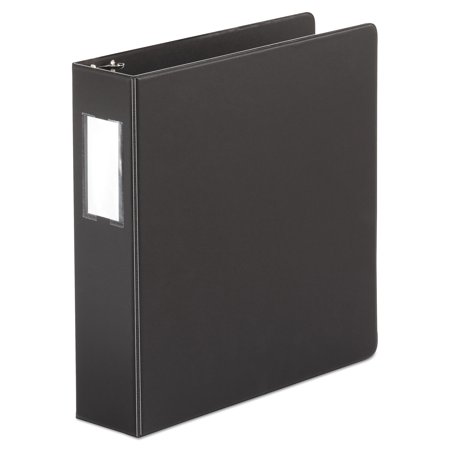 - Universal Economy Non-View Round Ring Binder With Label Holder, 2
