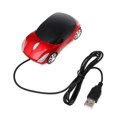 thumbnail image 1 of B 1000dpi Mini forma de coche Usb óptico con cable innovador 2 faros ratón para ordenador portátil Pc, 1 of 1