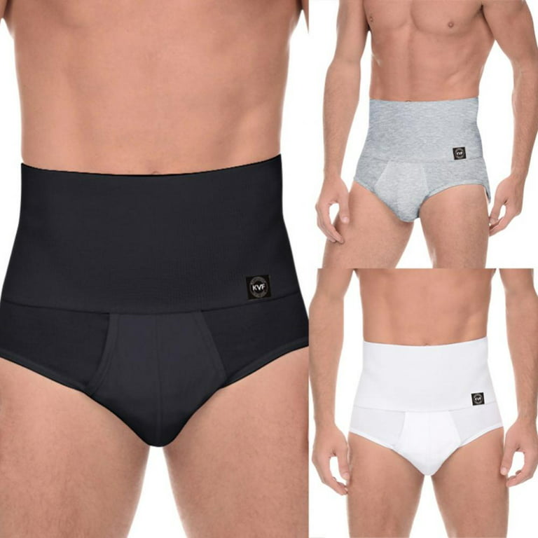 Men Tummy Shaper Briefs High Waist Body Slimmer Underwear Firm