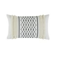 thumbnail image 2 of INK+IVY Bea Oblong Embroidered Cotton Oblong Pillow with Tassels - Ivory, 2 of 6