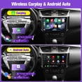 thumbnail image 3 of Radio de coche Leadfan para Nissan Sentra 2013-2019 con CarPlay y GPS, 3 of 7