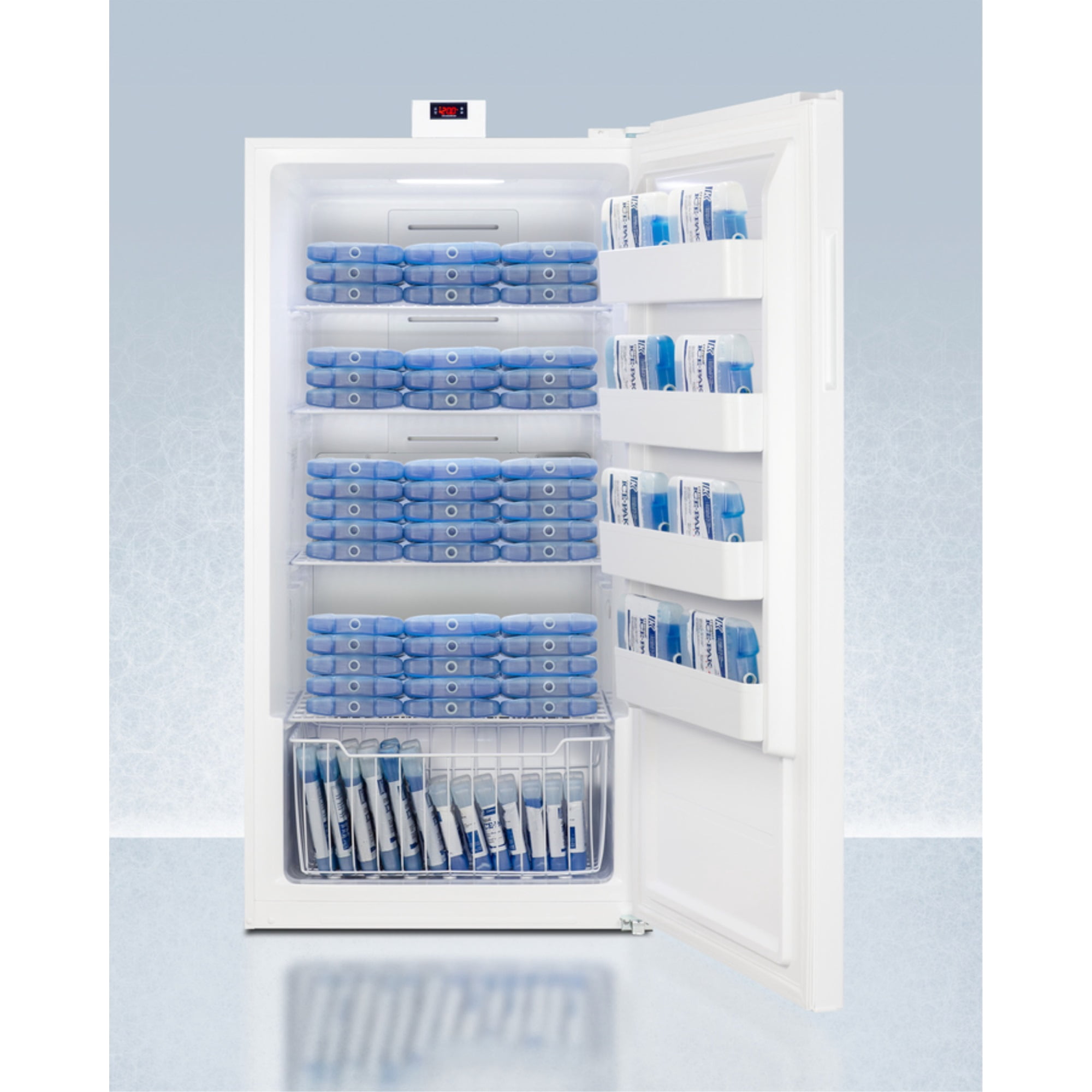 Upright 18 cu.ft. all-freezer in white