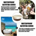 thumbnail image 3 of Waterproof Round Outdoor Hot Tub Spa Cover, Waterproof Spa Cover, UV Resistant, 3 of 5