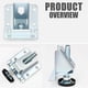thumbnail image 4 of Muebles Nivelación de pies Closet Leveler de pierna Máquina de pie Pies Ajustador Ajustes Actualización de accesorios de reparación de hardware Inevent TO005738-00B, 4 of 7