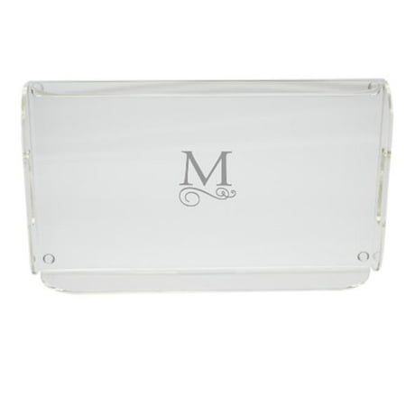 

Carved Solutions Acrylic Serving Tray With Handles-Pi-Flourish-S
