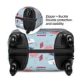 thumbnail image 2 of Susaid Brain Training Print Elastic Washable Suitcase Cover with Hidden Zipper, Fits 18-32 Inch Luggage for Protection During Travel-X-Large, 2 of 7