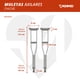 thumbnail image 2 of Muletas Chicas de Aluminio Magnimed OA6925S Soportan hasta 70kg, 2 of 8