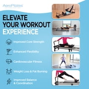 Stamina AeroPilates Premier Studio Reformer Workout Machine, Black