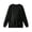 WRQ1-Black, variant on Women's Maternity Shirts Long Sleeve Texture Pregnancy Tunic Tops Dressy Casual Crew Neck Split Hem Loose Maternity Clothes