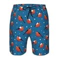 thumbnail image 3 of Rocae Bullfinches for Men's Beach Shorts Casual Elastic Waist Drawstring Summer Beach Shorts,S-3XL-3X-Large, 3 of 6