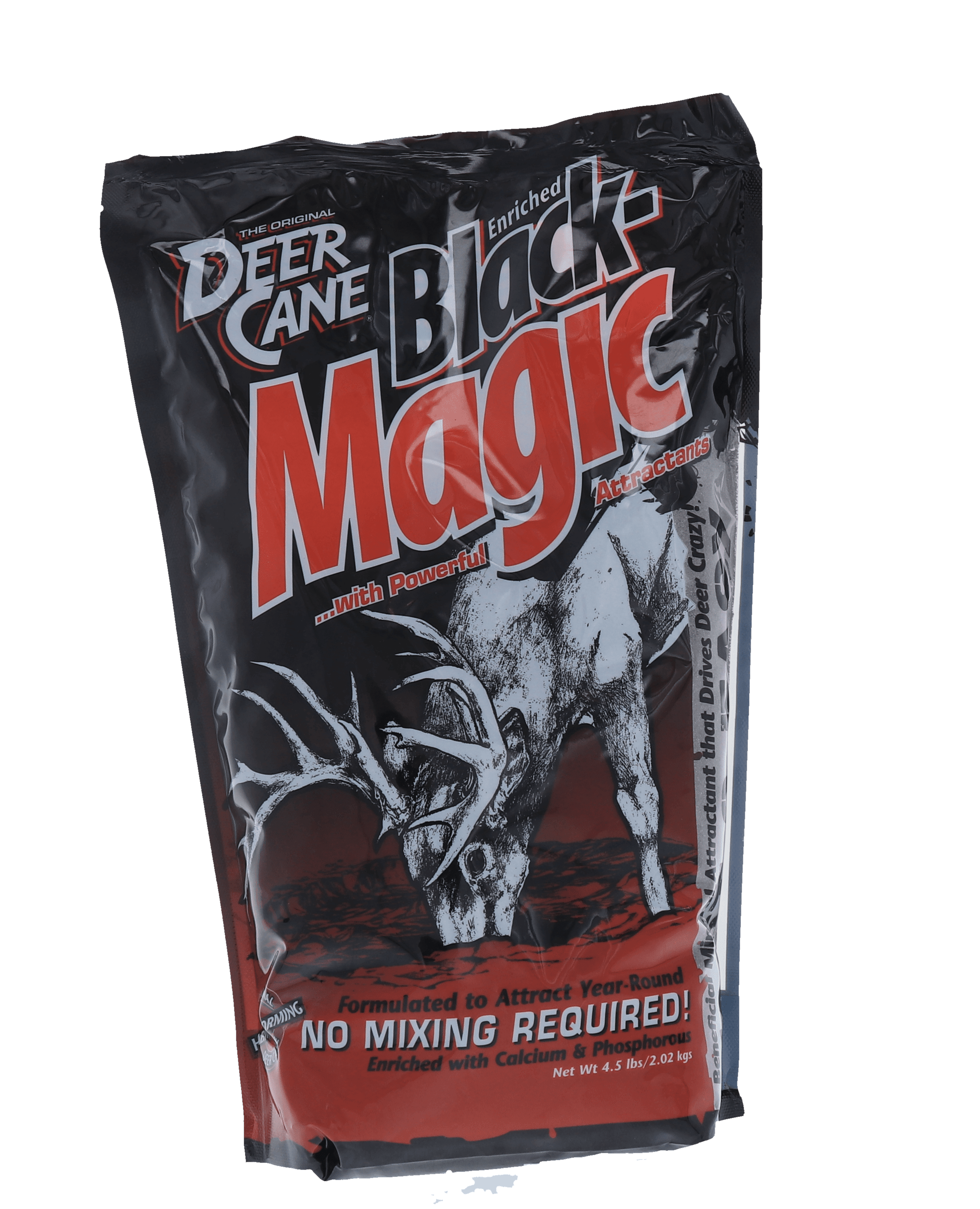 3 Pk 4.5# Black Magic Granular Deer Cane Mineral Deer Attractant Bait 64502 