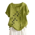 thumbnail image 1 of Blusas de Encaje de Manga Corta con Capucha de Cuello en V, 95% Poliéster 5% Spandex Camiseta de Manga Corta con Capucha, 1 of 6