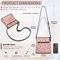 thumbnail image 7 of HELLHERO Strawberry Floral Pattern Ladies Shoulder Bag, Lightweight Satchel Bag Waterproof Stylish Sling Bag for Everyday Work, 7 of 7
