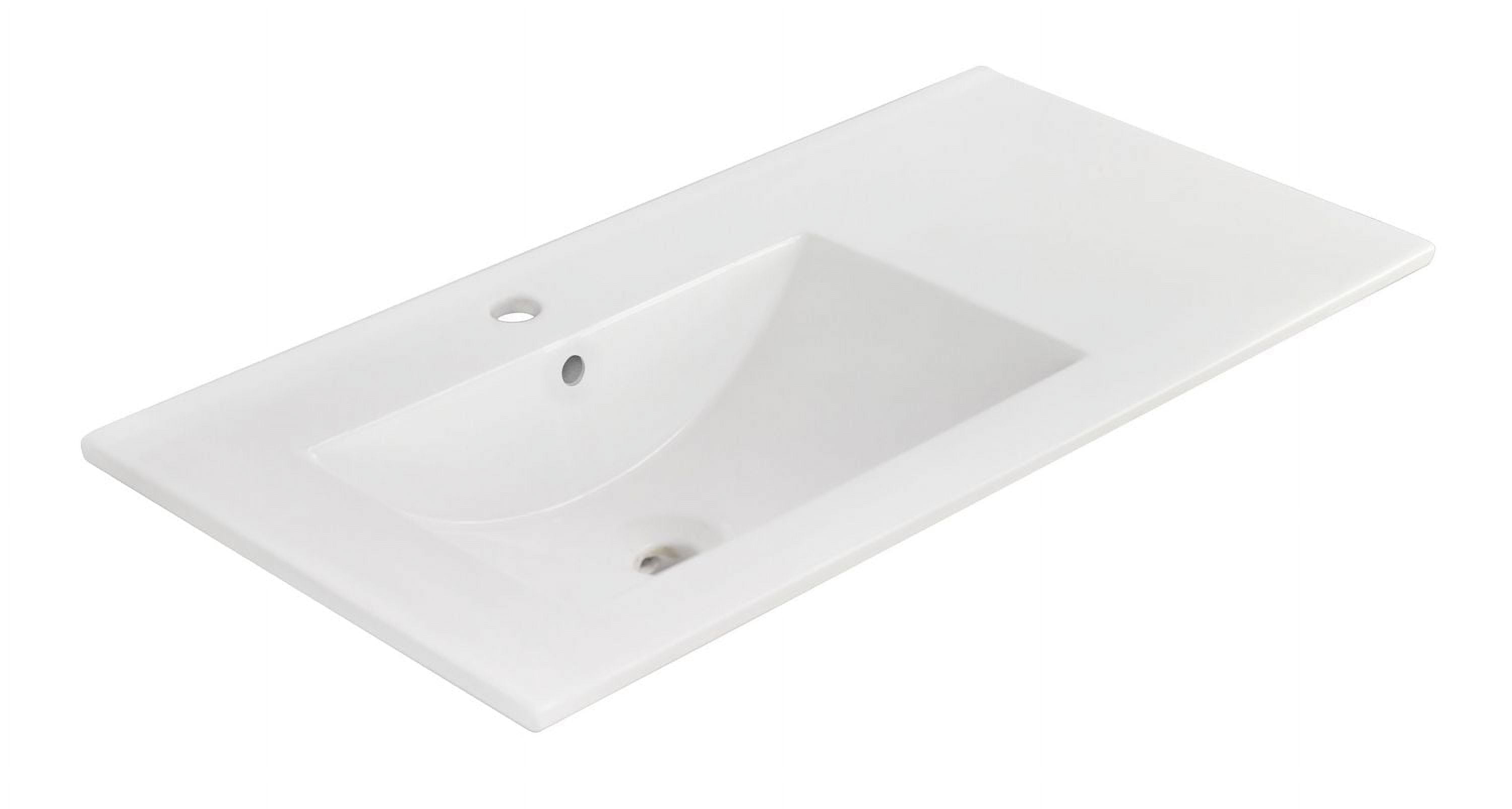Imaginations américaines 35,5 po. W Top Blanc