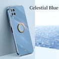 thumbnail image 1 of Funda de teléfono cuadrada con soporte de anillo chapado de lujo para Samsung Galaxy A12 A22 4g 5g A51 A71 A31 A21s A50 funda de silicona con soporte A 12 51 Tan Jianjun unisex, 1 of 2