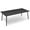 82in-Black, variant on Pellebant Patio 94" Aluminum Adjustable Outdoor Dining Table, Black