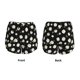 thumbnail image 3 of Balery Daisies Flowers Pantalones cortos deportivos para mujer con forro y dos bolsillos, elásticos, para entrenamiento, gimnasio, yoga-Large, 3 of 7