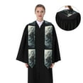 thumbnail image 4 of Kdxio Cloud White Dragon Graduation Stole Class, Graduation Sash, Unisex Adult 36" Academic Commencements-Sharp Corner, 4 of 7