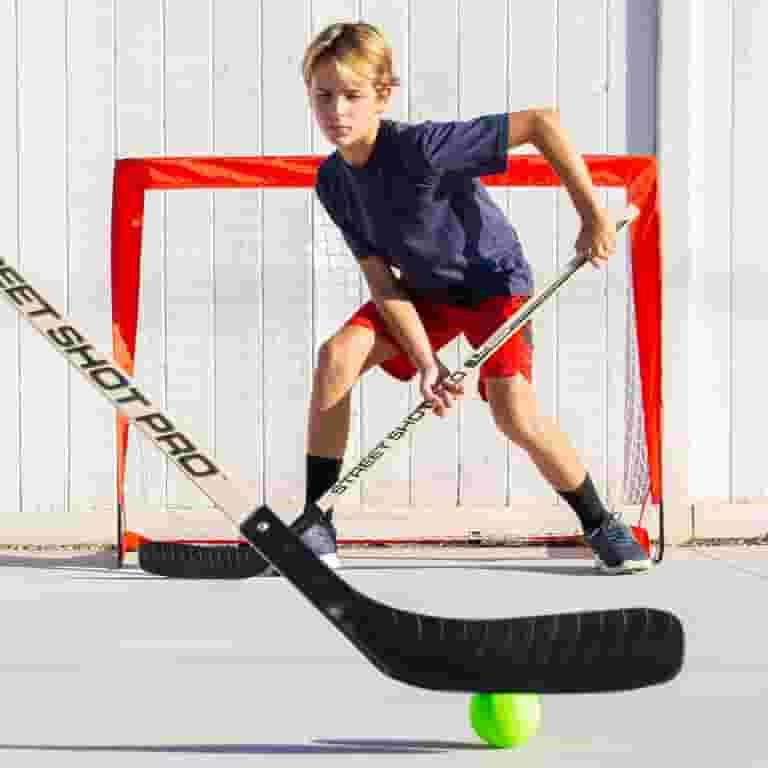 Street Hockey Stick And Ball Set: Ultimate Gear for Backyard Fun