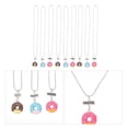thumbnail image 2 of 9Pcs Decorative Friendship Necklaces Adorable Donut Necklaces Delicate Best Friend Necklaces, 2 of 7