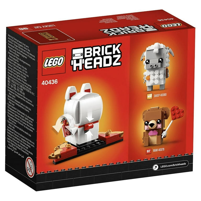 LEGO BrickHeadz 40436 Chinese Zodiac Lucky Cat, 134 Pieces LEGO BrickHeadz 40436 Chinese Zodiac Lucky Cat, 134 Pieces