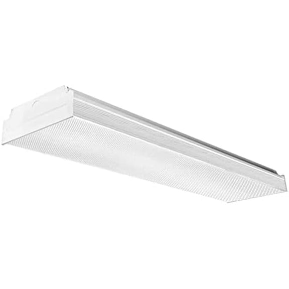 2FT LED Wraparound Flush Mount LED Garage Lights, 20W 2400LM, 4000K Neutral White, 2 Foot LED Wrap Light, Integrated Linear Ceiling Lighting Fixture for Kitchen, Laundry, Workshop, Closet