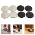3PC 3.5/5/7inch Round Furniture Sliders for Carpet 24PCS Furniture