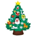 thumbnail image 2 of Fattazi DIY Felt Christmas Tree for Kids Toddlers, 3FT Wall Hanging Xmas Tree with 26 Detachable Ornaments, Christmas Party Decoration & Gift,F, 2 of 8
