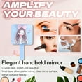 thumbnail image 5 of RAGUPEL Hand Mirrors with Handle,Hand Mirror with Square Glass 6.3"*3.5"*0.4" Handheld Mirror,Cartoon Girl Print Handheld Mirror with Handle,Style2, 5 of 7