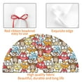 thumbnail image 4 of Sikiie Cartoon Owls 1 30-48 inches {designName} Print Christmas Tree Skirt Snowman Xmas Tree Skirt with Edge Christmas Decorations for Holiday Party48", 4 of 7