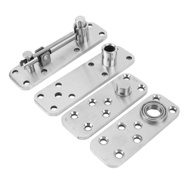 Bisagra De Puerta Oculta, Kit De Bisagra De Puerta Oculta, Rotación De 360, Rodamiento De Acero Inoxidable Resistente De 600 Libras Con Tope Amortiguador Para El Hogar, Hotel,